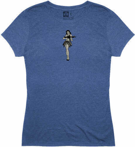 Magpul Mag1124-424-XS Tri-Blend Hula Girl Lady Shirt XS Royal Heather