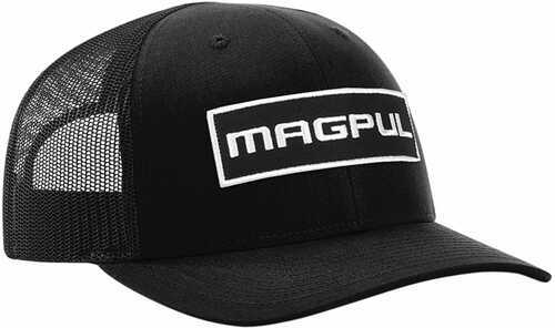 Magpul Mag1104-001 Wordmark Patch Trucker Hat Black