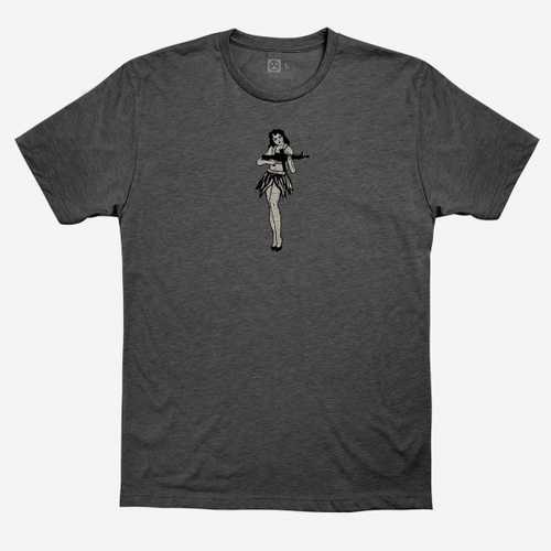 Magpul Mag1117-011-2X Megablend Hula Girl Shirt Xxl Charcoal Gray