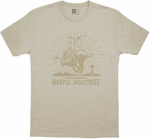 Magpul Mag1173-271-L Jackalope Rodeo Bone Large Crew-Neck