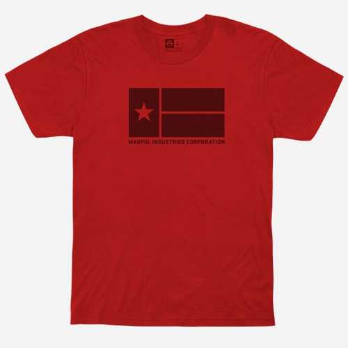 Magpul Mag1201-610-2X Lone Star T-Shirt Red 2Xl Short Sleeve