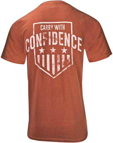 Glock Carry With Confidence Rust Orange 2Xl Short Sleeve Shirt