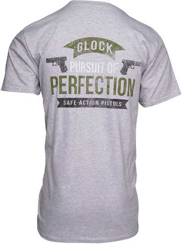 Glock Pursuit Of Perfection Gray 3Xl Short Sleeve Shirt