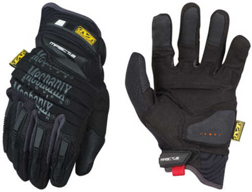 Mechanix Wear M-Pact 2 Medium Black Armortex Gloves