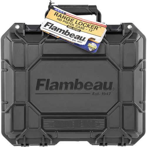 Flambeau Range Locker HD Pistol Case 13In