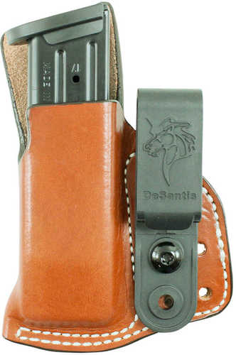 Desantis Gunhide Hidden Cache Mag Pouch IWB P365 Double Stack Magazines Fits 1.75" Belt Tan