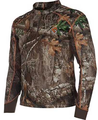 Scentlok Shirt Savanna Aero Attack 1/4 Zip Large Rt-edge