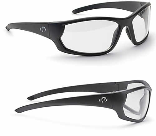 Walkers Vector Full Frame Shooting Glasses Black With Clear Lens Case