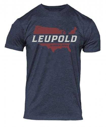 Leupold American Original T-Shirt Navy Heather Medium Short Sleeve