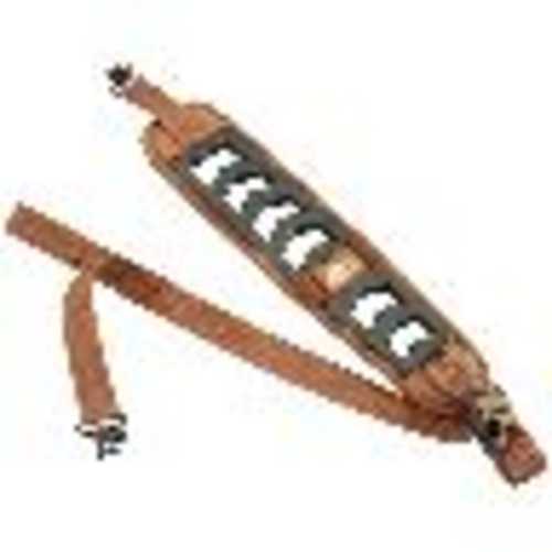 Featherlight Rifle Sling With Swivels Black & Brown