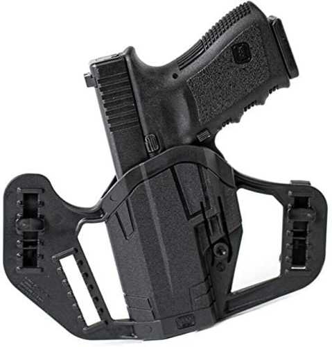 Uncle Mikes 79076 Apparition Hip Holster Black Synthetic IWB/OWB Fits Glock 48/S&W EZ Ambidextrous Hand