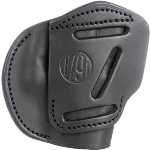 1791 Gunleather 4 Way IWB & OWB Holster Size 3 Stealth Black Left Hand 