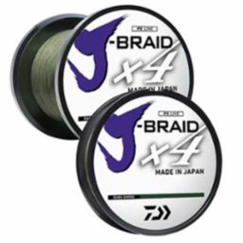 Daiwa J-braid X4 Dark Green Mono Dia.= 20lb. Model: Jb4u80-150d