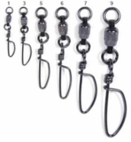 Sea Striker Billfisher Ss 2-Ring Bb Swivel Black Sz7 200# 2Pk