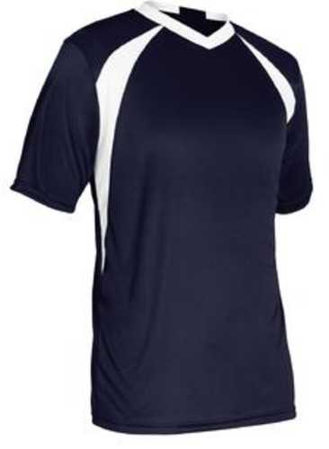 Champro Youth Sweeper Soccer Jersey Navy White Medium