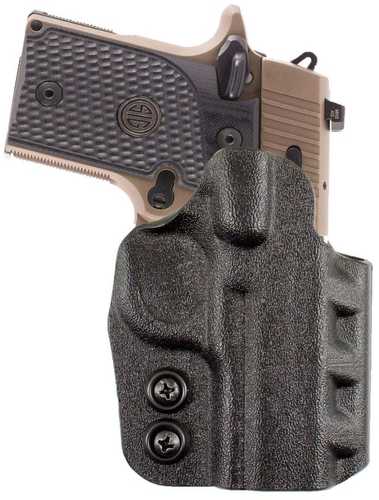 DeSantis Gunhide D94KA1RZ0 Cazzuto OWB Black Kydex Paddle Fits S&W M&P 9 Shield EZ Right Hand