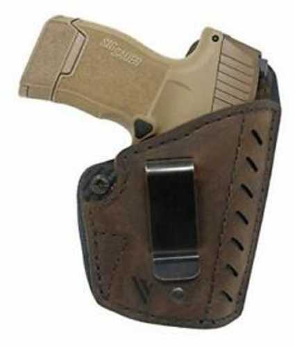 Versacarry Comfort Flex Essential Inside Waistband Holster Fits Most 1911 Style Pistols Distressed Brown Color Water Buf