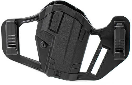 Uncle Mikes 79077 Apparition Hip Holster Black Synthetic IWB/OWB Springfield Hellcat Ambidextrous Hand