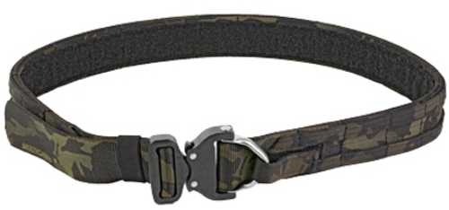 Eagle Industries Medium MultiCam Black Operator Gun Belt Cobra Buckle closure with built-in D-Ring attachment R-OGB-CBD-