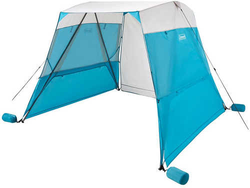 Coleman GOSHADE 7'X7' Backpack Sun Shelter Caribbean Blue