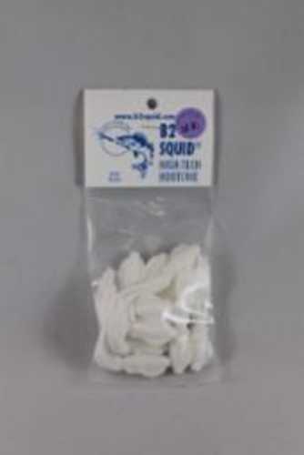 Reef Fisher B2 Squid 3In 10Pk White With Uv Model: 30MU10