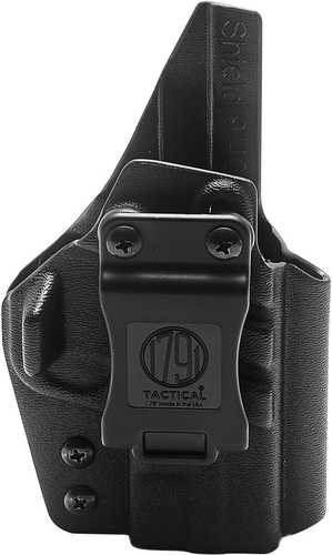 1791 Gunleather TACIWBG2Cg3BLKR Tactical Kydex IWB Black Clip-On Fits Taurus G2C/G3 Right Hand