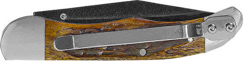 Remington Accessories 15647 Backwoods Folding Stonewashed Carbon Steel Blade Coffee Brown W/Remington Medallion Bone Han