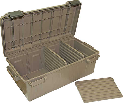 MTM Case-Gard   ACDC30 Ammo Crate Beige High Impact Polypropylene 21" X 11.2" X 7.5" 75 Lbs