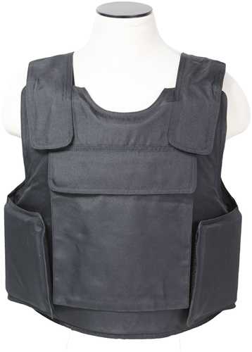 Vism Outer Carrier Vest w 4 3A Ballistic Panels-Black XL