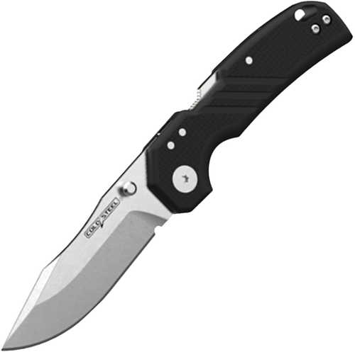 Cold Steel CSFL30DPLCS35 Engage 3" Folding Clip Point Plain Satin S35VN SS Blade/4.11" Black G10 Handle Includes Belt Cl