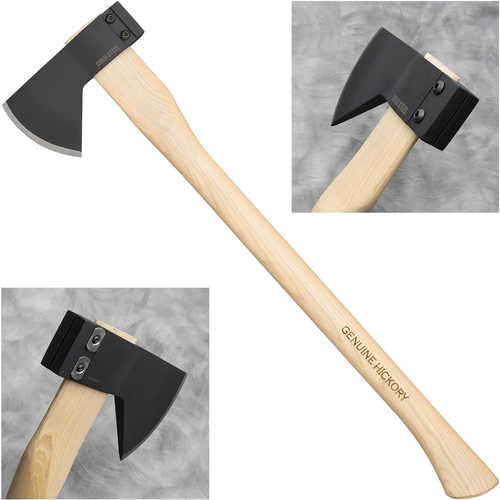 Cold Steel Cs90Qc Hudson Bay Camp 3.25" Blade 1055 Carbon American Hickory Handle 12.75" Long Hatchet