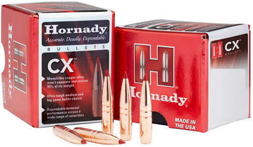 Hornady Bullets 30 Caliber (0.308'') 165Gr CX 50/Box