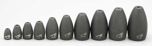 Tungsten Flipping Weight 1oz 2pk Matt Model: At1fb