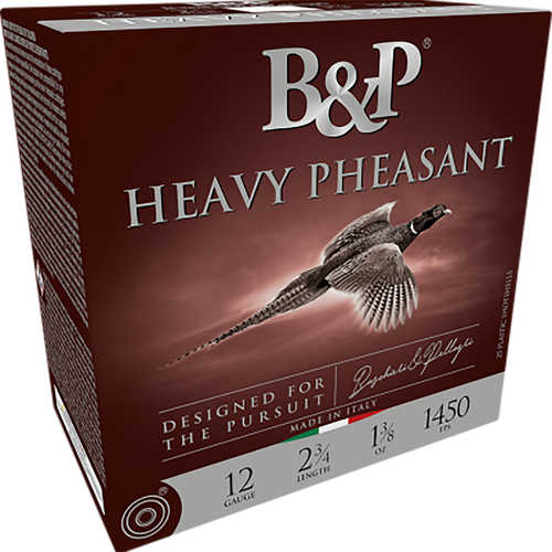 B&P Ammunition Heavy Pheasant 12 Gauge 3" 1 5/8 Oz 5 Shot 25 Per Box