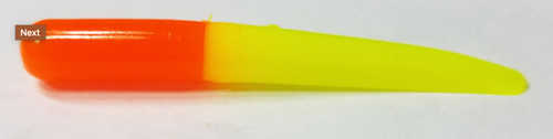 Water Baits 2in Orange & Glow Model: Mw115