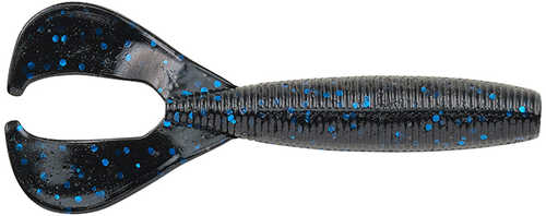 Powerbait Boss Grub 4in 8pk Black Blue Model: Pbbbg4-bbf