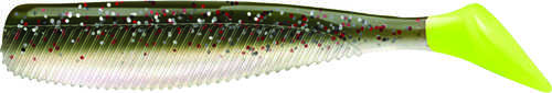 Quiver Shad 4in 5pk W/jh Chicken On A Model: E-vqsj40-09