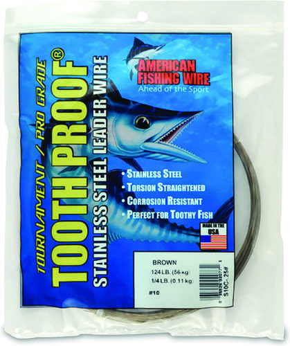 Tooth Proof Wire 30ft Camo 58lb .041 Dia Model: S06c-0