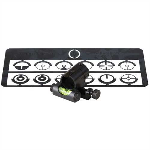 Rifle Adj Spirit Level Tunnel Sight W/INSERTS