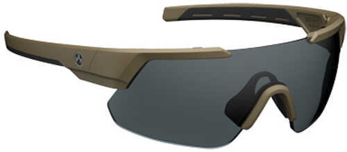 Magpul Industries Defiant Eyewear Flat Dark Earth Frame with Gray Polarized Lens MAG1044-1-245-1100