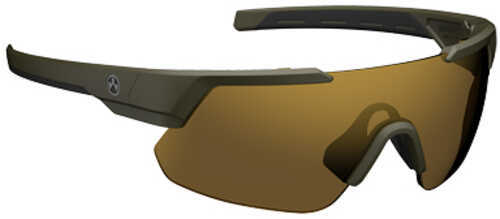 Magpul Industries Defiant Eyewear Olive Drab Green Frame with Bronze/Gold Polarized Lens MAG1044-1-315-2030