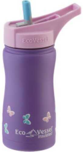 Eco Vessel Frost Insulated Bottle w/Spout Butterfly 13oz