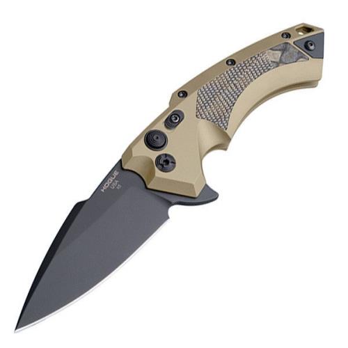 Hogue X5 3.5 Inch Spear Point Folding Knife Tan