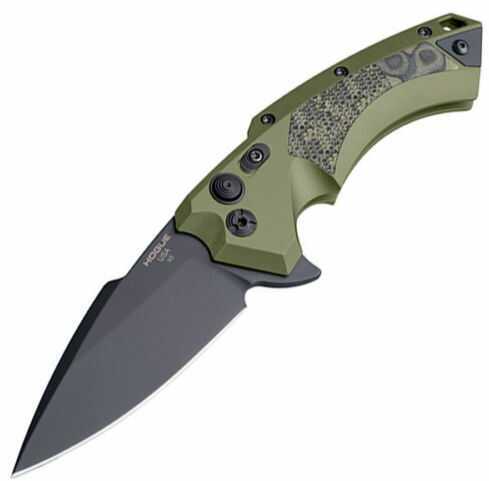 Hogue X5 3.5 Inch Spear Point Folding Knife Green