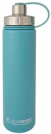 Eco Vessel Boulder Insulated Water Bottle Teal 24 oz.