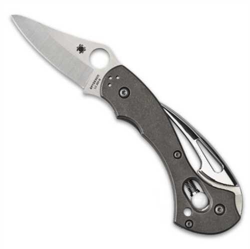 Spyderco Tusk Titanium Plain Edge Knife