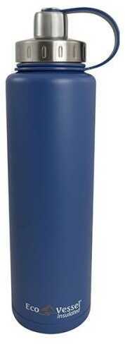 Eco Vessel Bigfoot Triple Insulated Water Bottle Blue 45 oz.