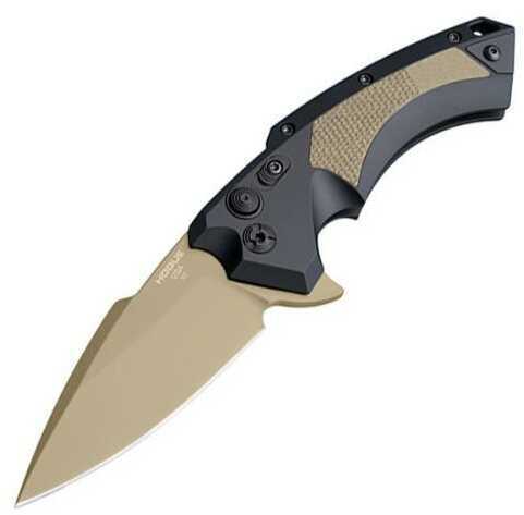 Hogue X5 3.5 Inch Spear Point Folding Knife Black/Tan