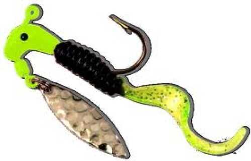 Blakemore Curly Tail Road Runner 2Pk 1/16Oz Chartreuse/Black/Chartreuse Md#: 1602-030