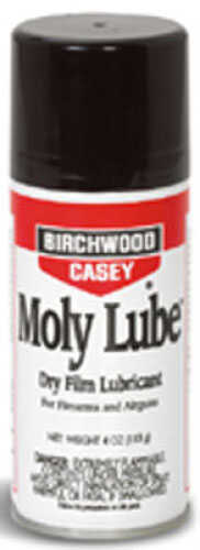 Birchwood Casey Moly Lube 4 Oz Aerosol Dry Film Lubricant Designed To Lubricate & Penetrate forming Smooth Extreme